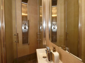 Studio (Classic Studio Apartment (owner Lavan) | Badezimmer | Dusche, Handtücher