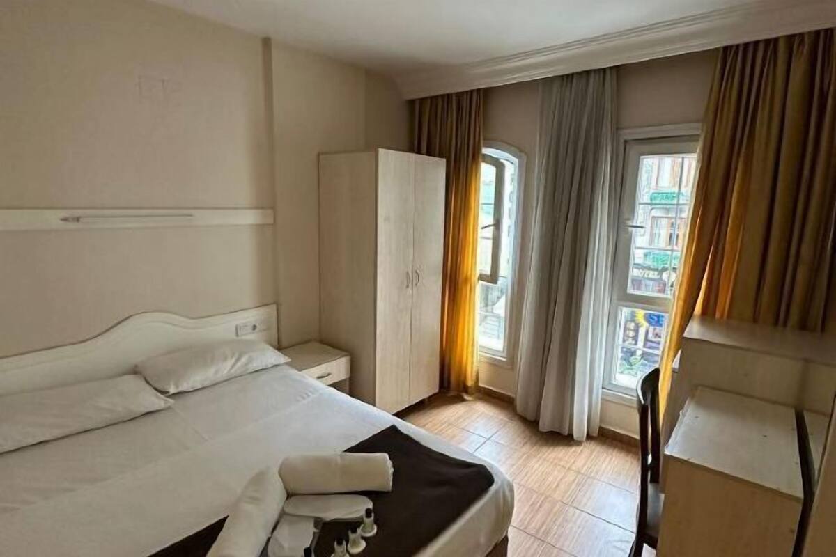 Premium bedding, desk, free WiFi, bed sheets