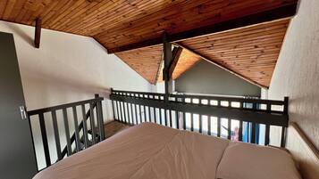 2 chambres, draps fournis