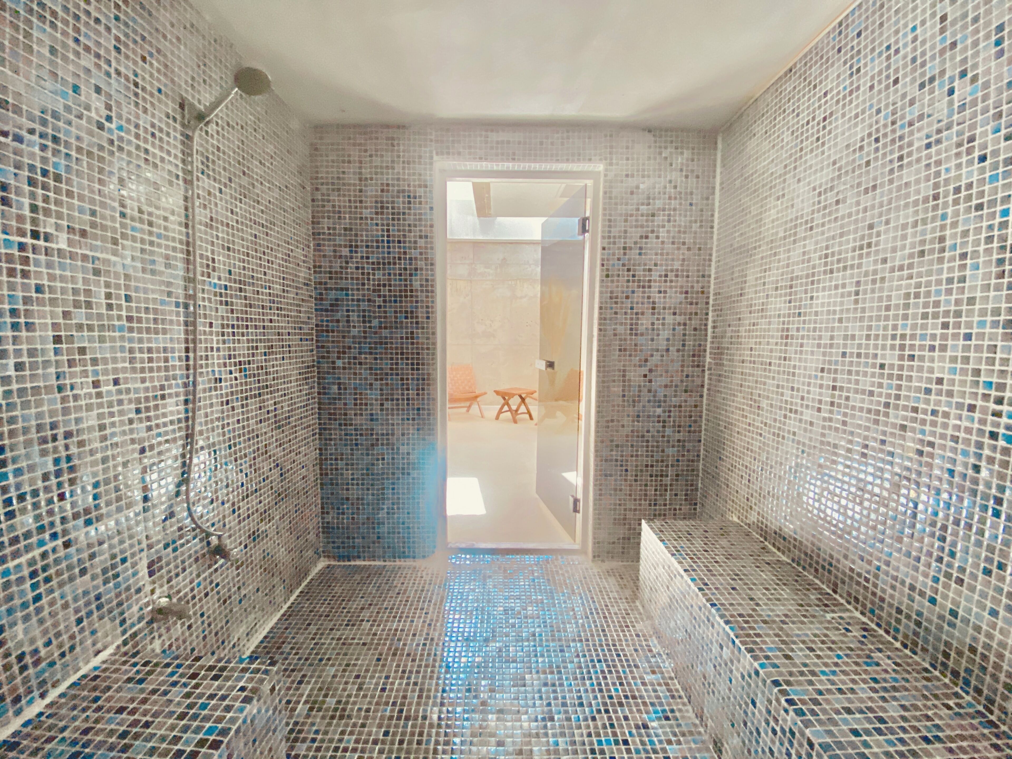 Sauna, steam room, hot stone massages, deep-tissue massages