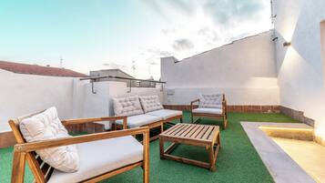 Luxury Apartment, Balcony, City View | Terrace/patio