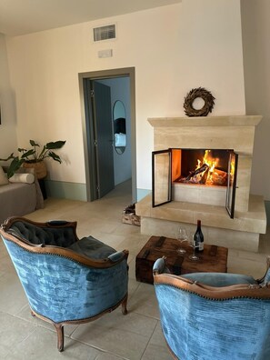 Suite – exclusive, hageutsikt | Oppholdsområde