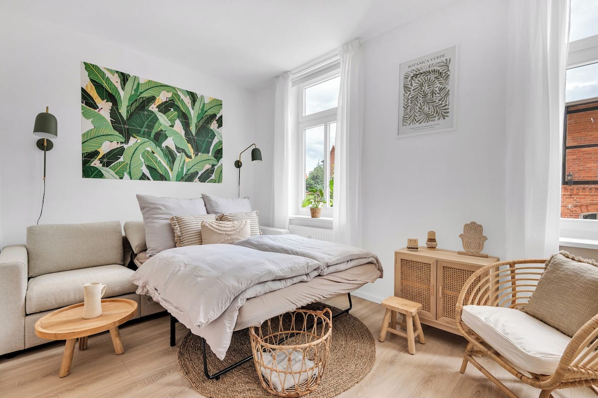1 chambre, fer et planche à repasser, Wi-Fi gratuit, draps fournis