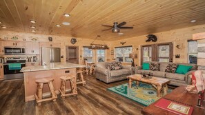 TV connectée, cheminée