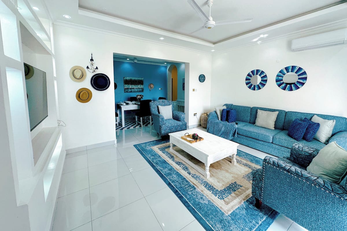 2 habitaciones y sábanas de algodón egipcio