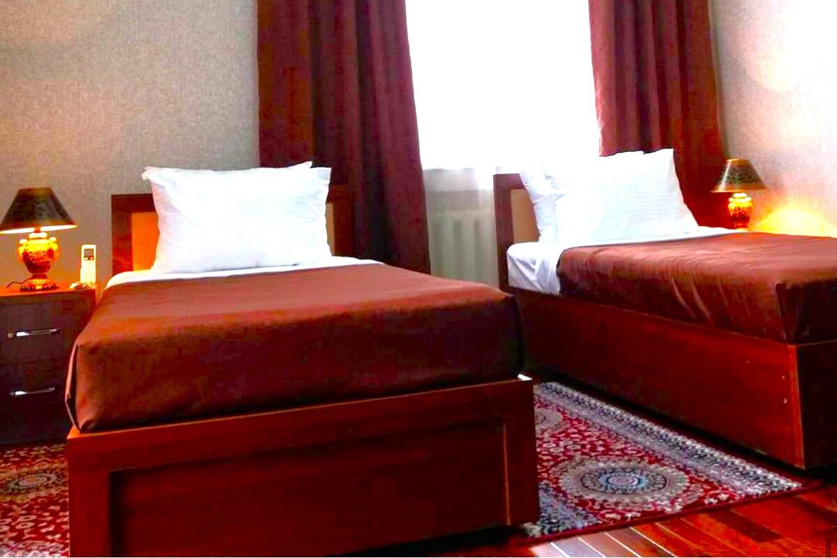 Double or Twin Room | Premium bedding, desk, laptop workspace, soundproofing