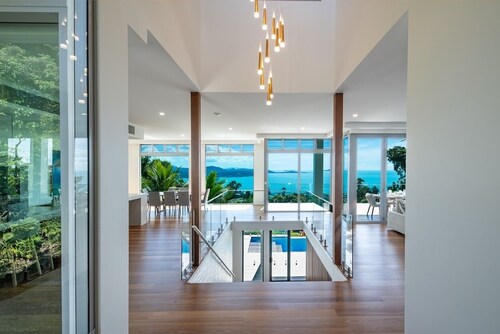 Luxurious 5-bed home with pool, nestled in a private estate with ocean views