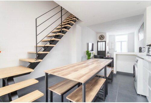 Proche de LILLE, Agréable Maison BaByFoot idéal pour un séjour détente