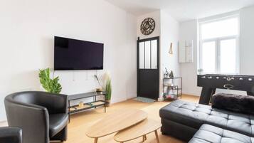 Smart-tv, tafelvoetbal en boeken