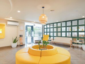 Sala de estar en el lobby