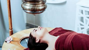 Steam room, body treatments, aromatherapy, hot stone massages