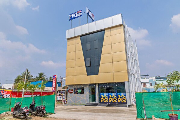 Voorkant van accommodatie