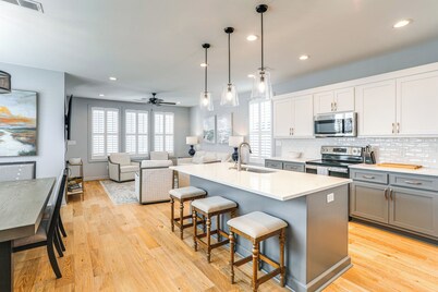 Near Square & Campus: Modern Home w/ Pool Access!