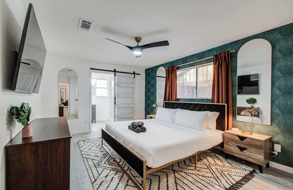 5 habitaciones, wifi y ropa de cama 