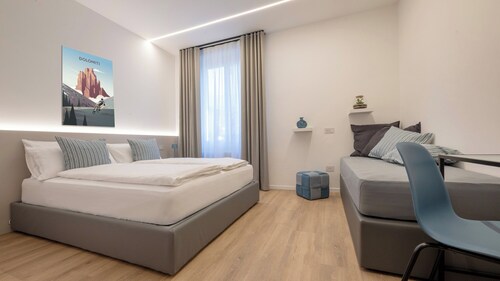 Triple room consisting of double bed and single sofa bed