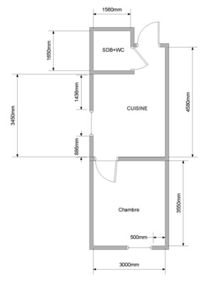 Floor plan - DUO EN BORD DE LOIRE (APT N°11) (Roanne)