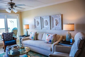 Living area - Seville 602 2 Bedroom Condo (South Padre Island)