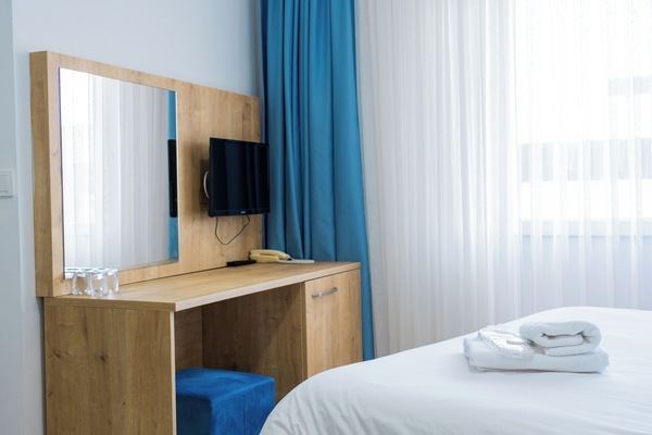 Comfort Double Room Single Use, Balcony, Partial Sea View | Desk, laptop workspace, WiFi (free)