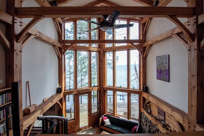 Architects Dream Home Overlooking Picturesque Lake Champlain