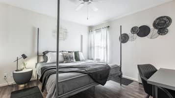 1 quarto, ferros/tábuas de passar roupa, Wi-Fi, roupa de cama
