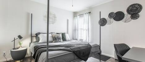 1 soverom, strykejern/-brett, wi-fi og sengetøy