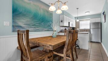 Condo, Multiple Beds (Villas on the Gulf unit D2) | Dining