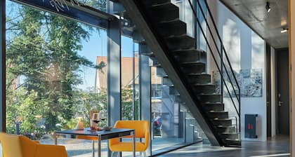 Architektenhaus Hello in Erbach - High End Interieur, Garten- zentral aber ruhig