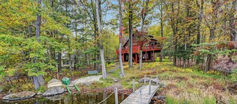 Lakefront Chalet on Big Bass Lake - 5 BR Spacious Home on 3 Levels