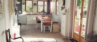 Charming detached landaise style house approximately 6 kms from the beach.