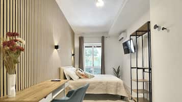 Chambre Double | Bureau, fer et planche à repasser, Wi-Fi gratuit