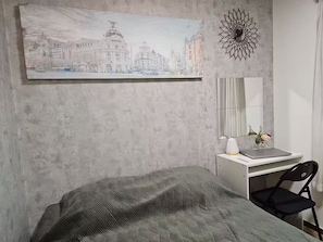 1 bedroom, iron/ironing board