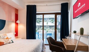 Double Room | In-room safe, desk, soundproofing, iron/ironing board - BARIROOMS  Melo Suites (Bari)