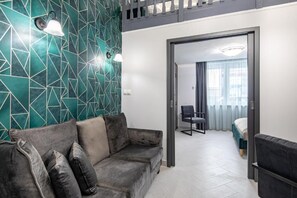 Apartment, Multiple Beds | Living area - Dessewffy Premium Apartment (Budapest)