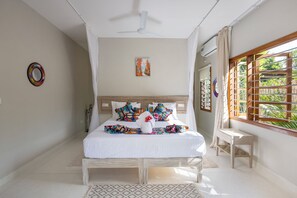 2 bedrooms, memory-foam beds, in-room safe, individually decorated