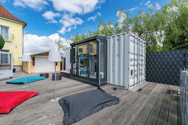 Een sauna, een stoombad, een Turks bad/hammam, body scrubs