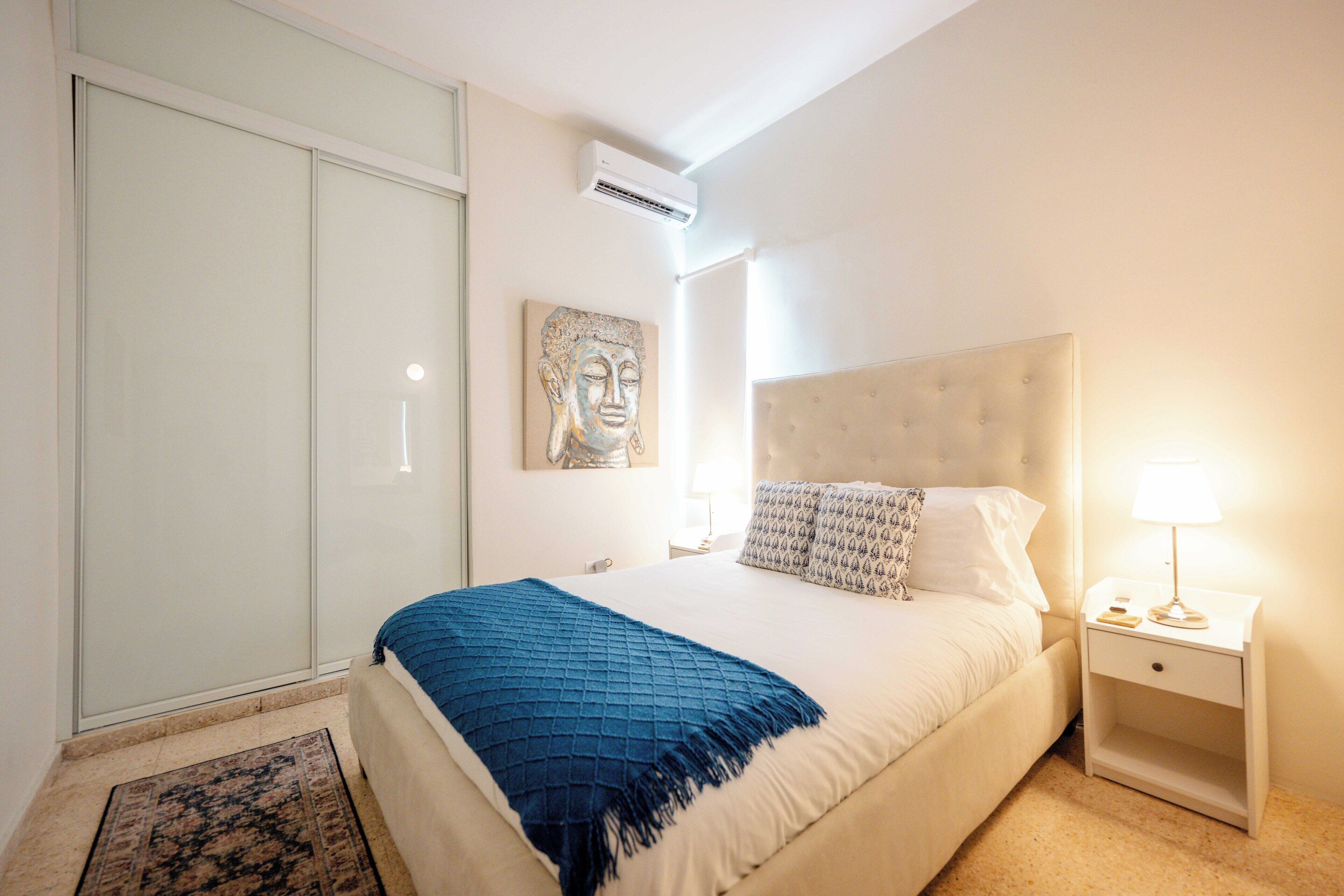 公寓 | 遮光窗帘、熨斗/熨衣板、免费 WiFi