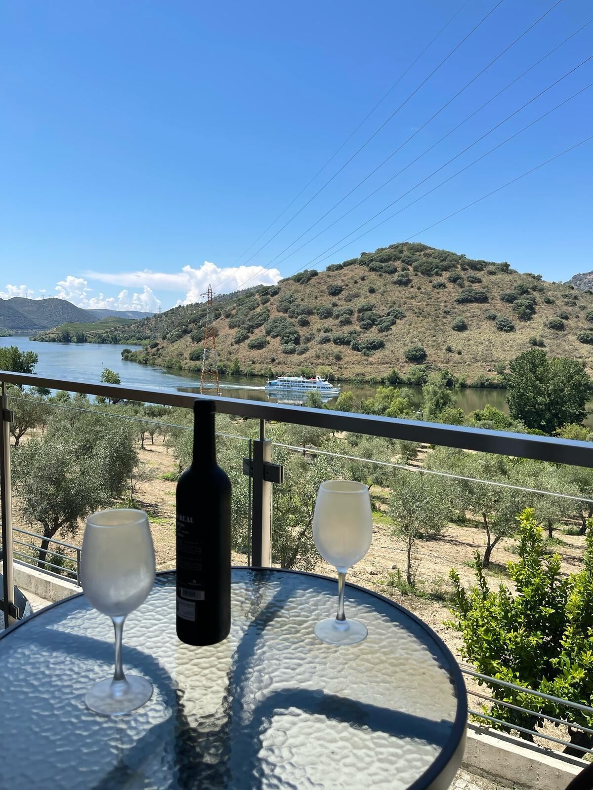 Chambre Panoramique, balcon, vue fleuve | Balcon