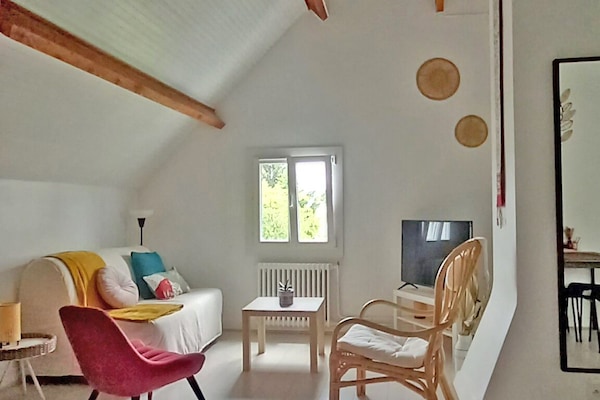Suite Confort, 2 chambres, vue sur le jardin | 2 chambres, fer et planche à repasser, accès au Wi-Fi (inclus)
