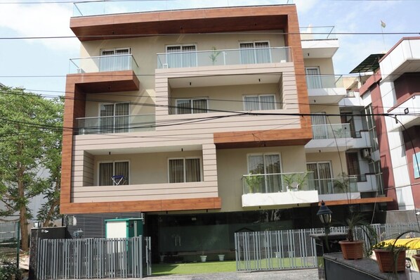 Fassade der Unterkunft