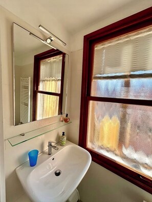 Shower, hair dryer, bidet, towels - At the Biennale at Leda's (Venezia)