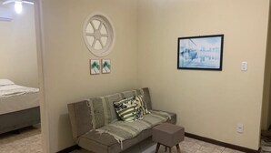 Apartment, 2 Bedrooms, Pets allowed | Living area - Centro da Cidade 2 quartos cama de casal (Cabo Frio)