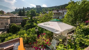 Udsigt fra overnatningsstedet