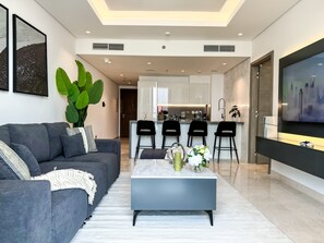 Apartment | 1 bedroom, Internet - High Floor Burj Khalifa View 1BR - Business Bay (Dubai)