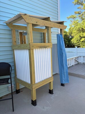 Property grounds - BEACH House!    Not a condo     228 YARDS to fabulous Crescent Beach, N. Myrtle! (North Myrtle Beach)