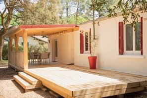Outdoor dining - Villa Cat'Cha Ti Binta (Ondres)