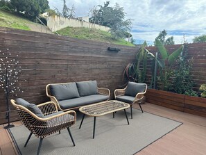 Terrace/patio - SEASONAL RENTAL HOUSING ALELLA (Alella)