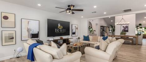 House | 5 bedrooms, high-speed internet