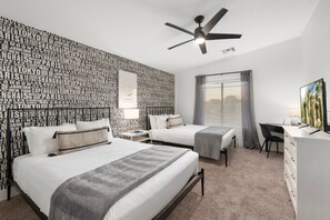 6 habitaciones, escritorio y acceso a internet 