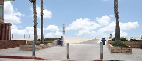 En la playa, toallas de playa