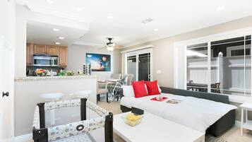 Apartamento | 2 dormitorios, escritorio, Internet